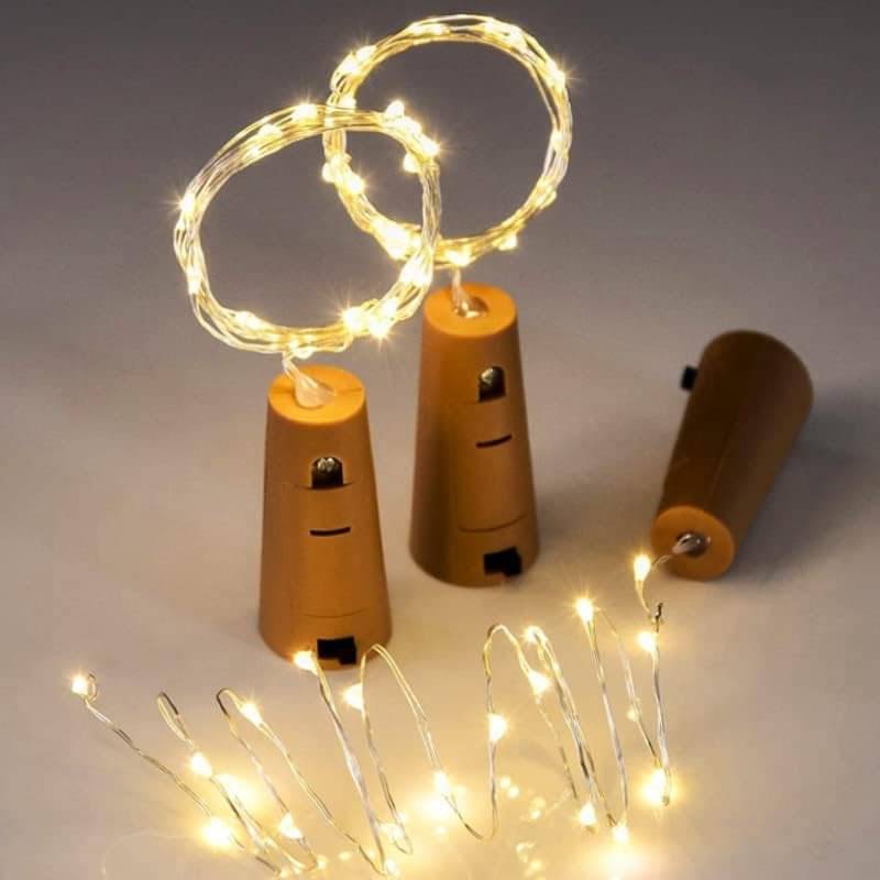     			SPARKWORLD Yellow 3M Cork light ( Pack of 12 )