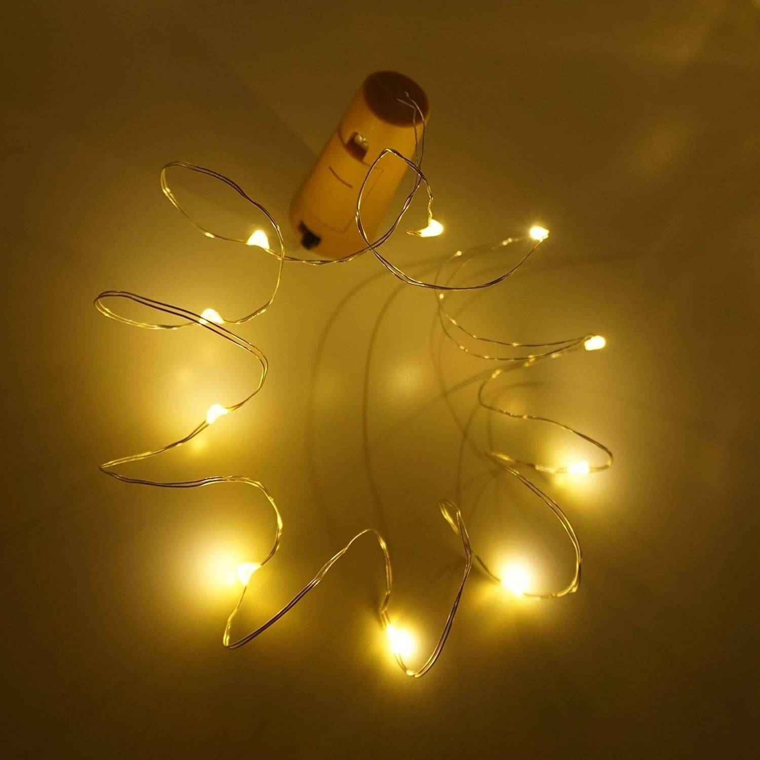     			SPARKWORLD Yellow 3M Cork light ( Pack of 2 )