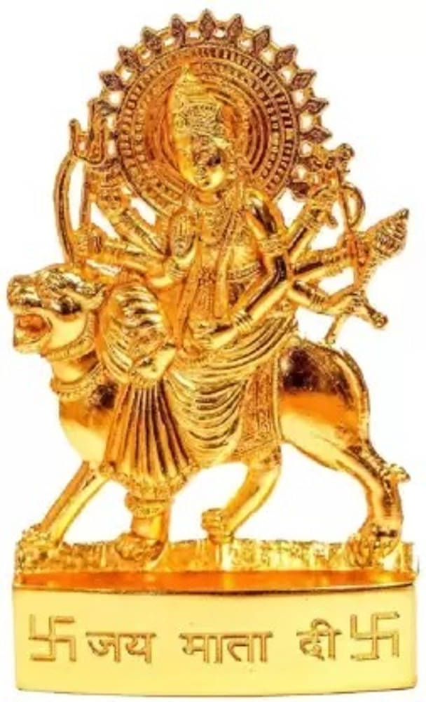     			Shri Astha Vinayak Brass Goddess Durga Idol ( 10 cm )
