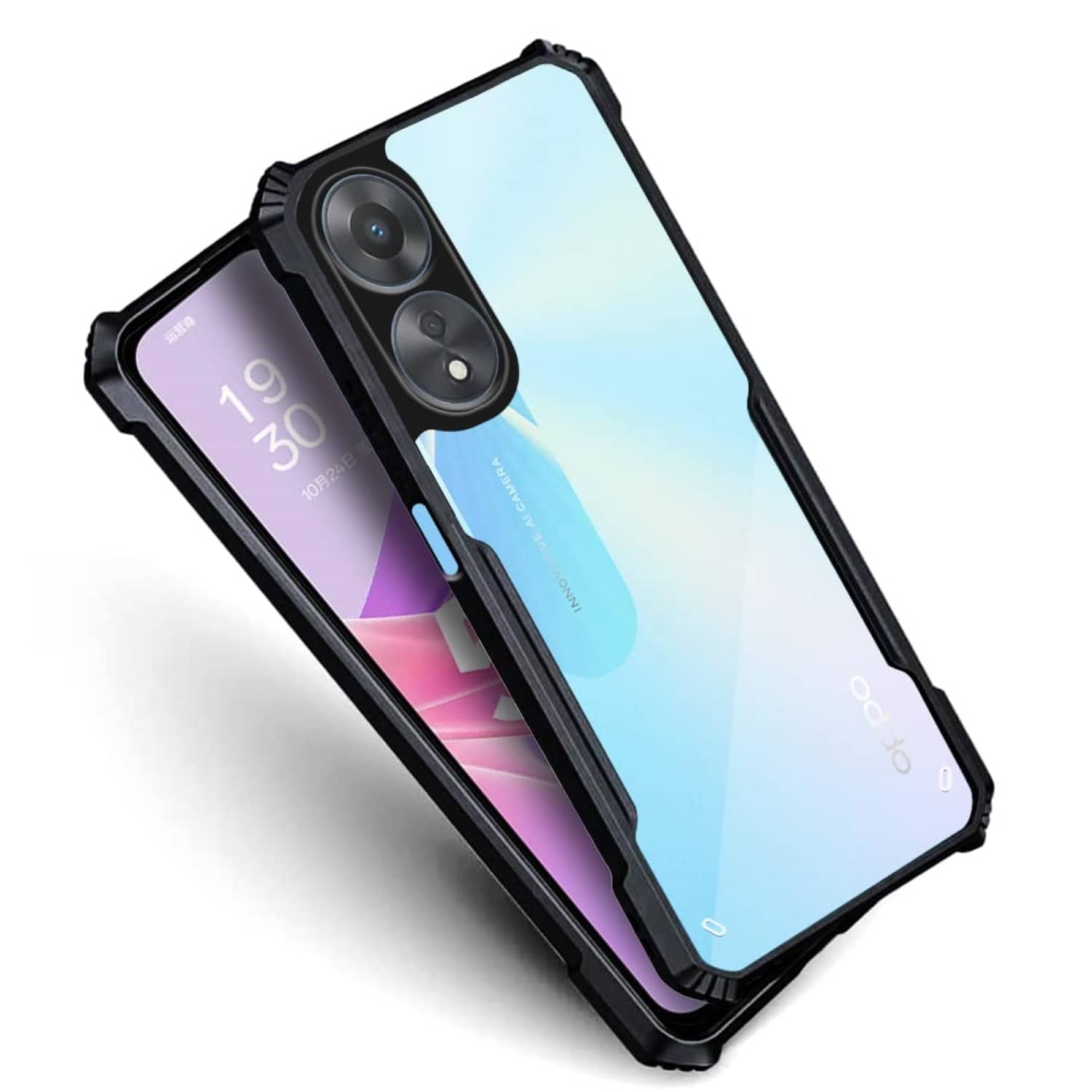 ZAMN Bumper Cases Compatible For Polycarbonate OPPO A78 5G ( )