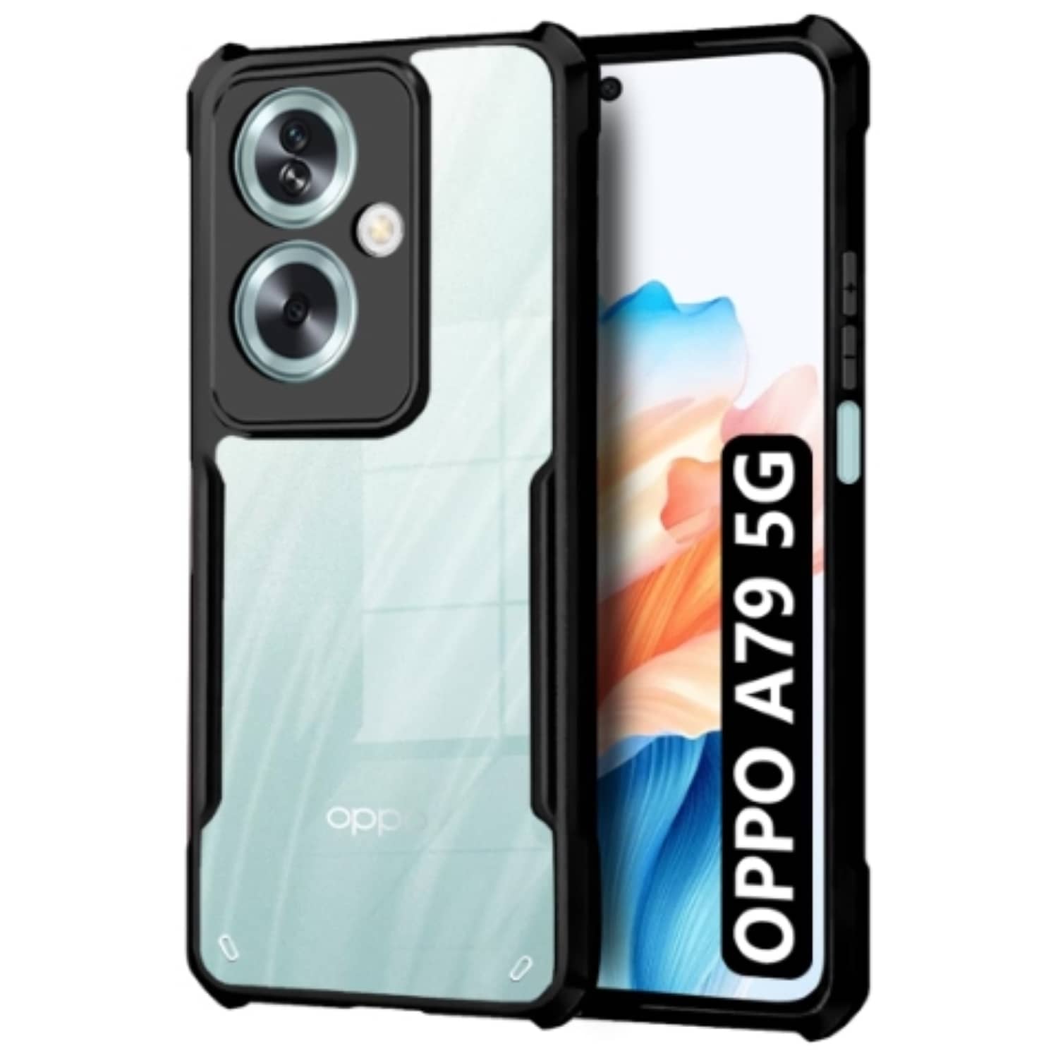ZAMN Shock Proof Case Compatible For Polycarbonate Oppo A79 ( )