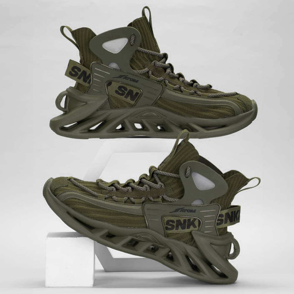     			ATOM Alphabounce Olive Men's Sneakers