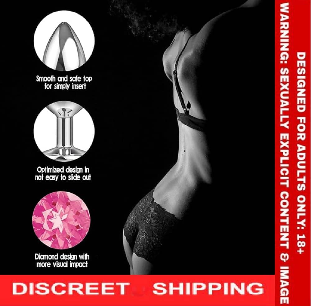 steel Premium Anal Butt Plug Massager Sex Toy For Men And Women