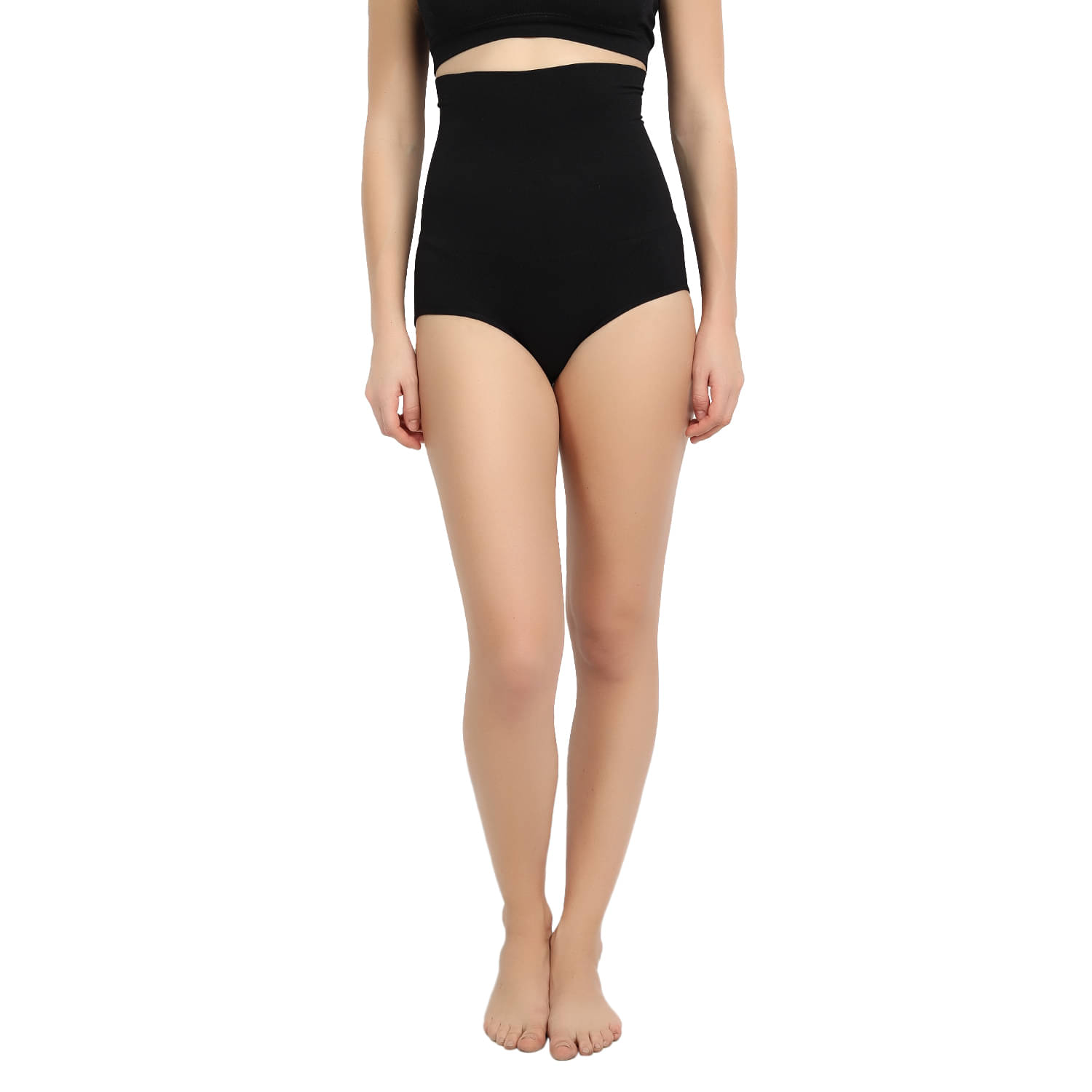     			3Mads Cotton Women's Tummy Tucker ( Black )