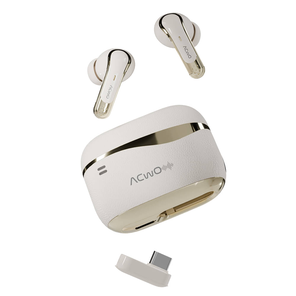     			ACwO DwOTS X Earbuds In Ear TWS White