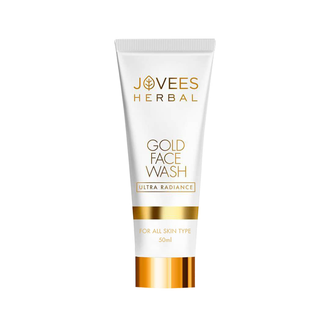 Jovees Herbal Gold Face Wash For Nourished And Radiant Glow For All Skin Types 50 ml (Pack of 1)