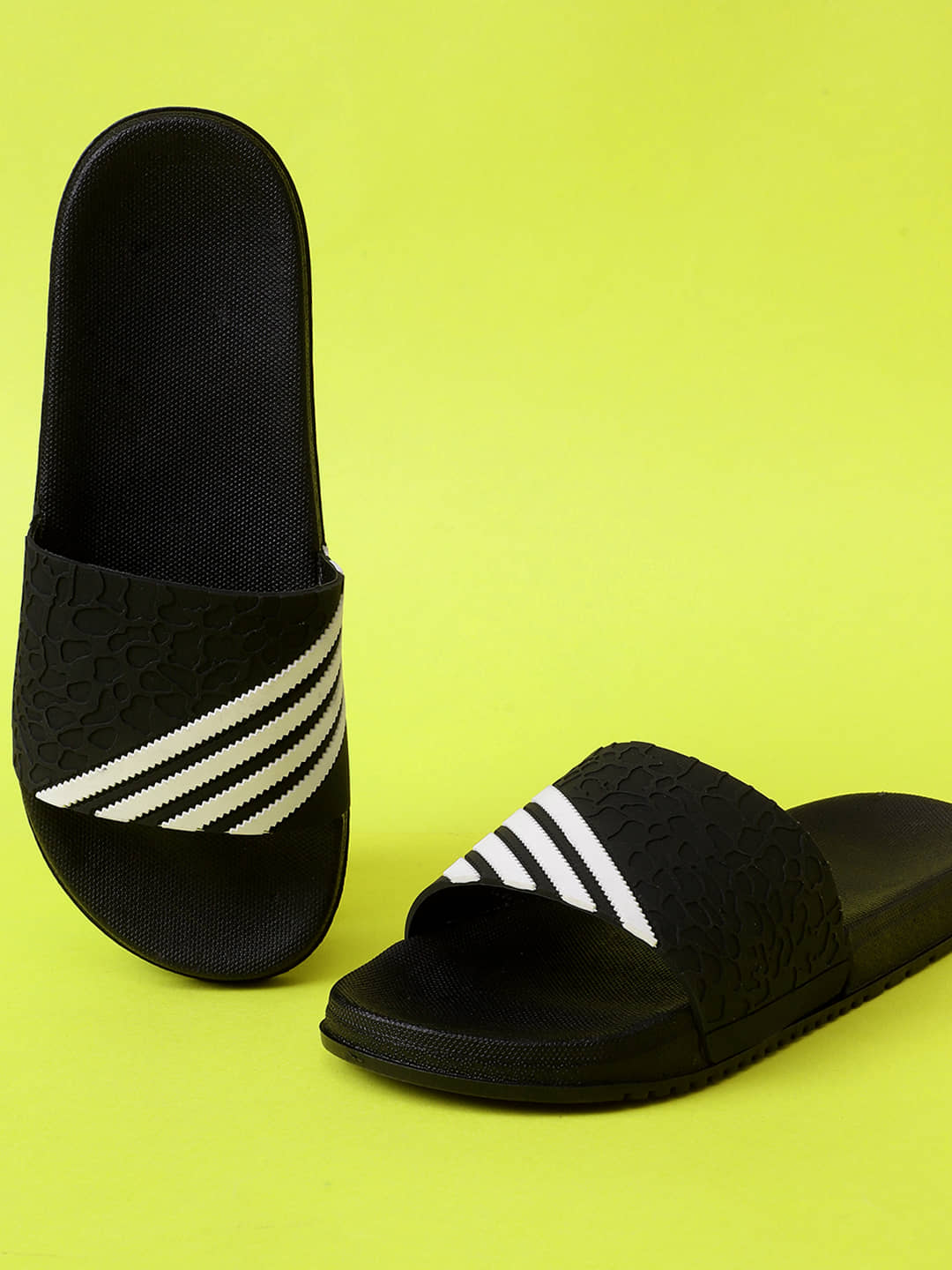 KAPANI Black Men's Slide Flip flop