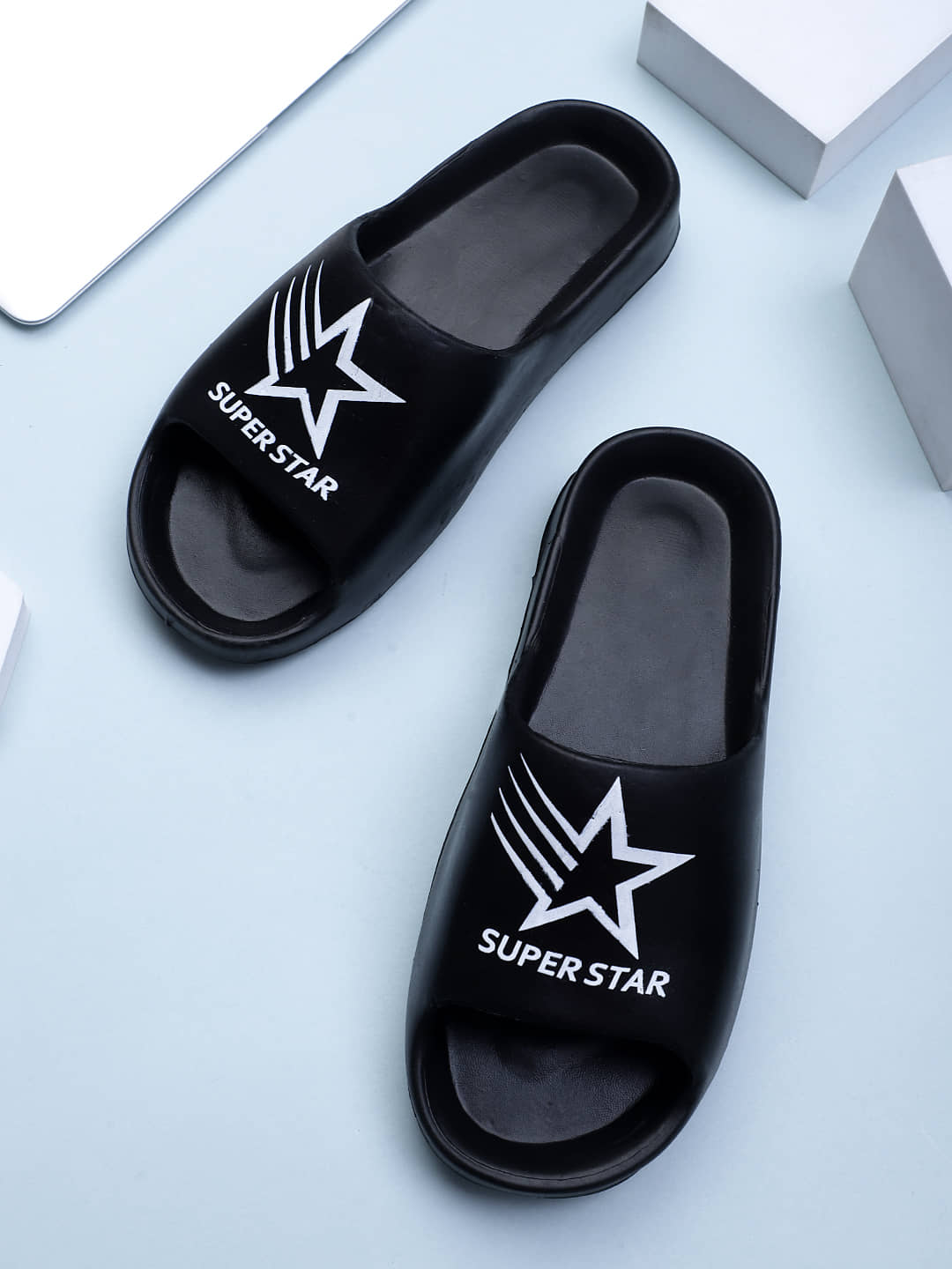KAPANI Black Men's Slide Flip flop