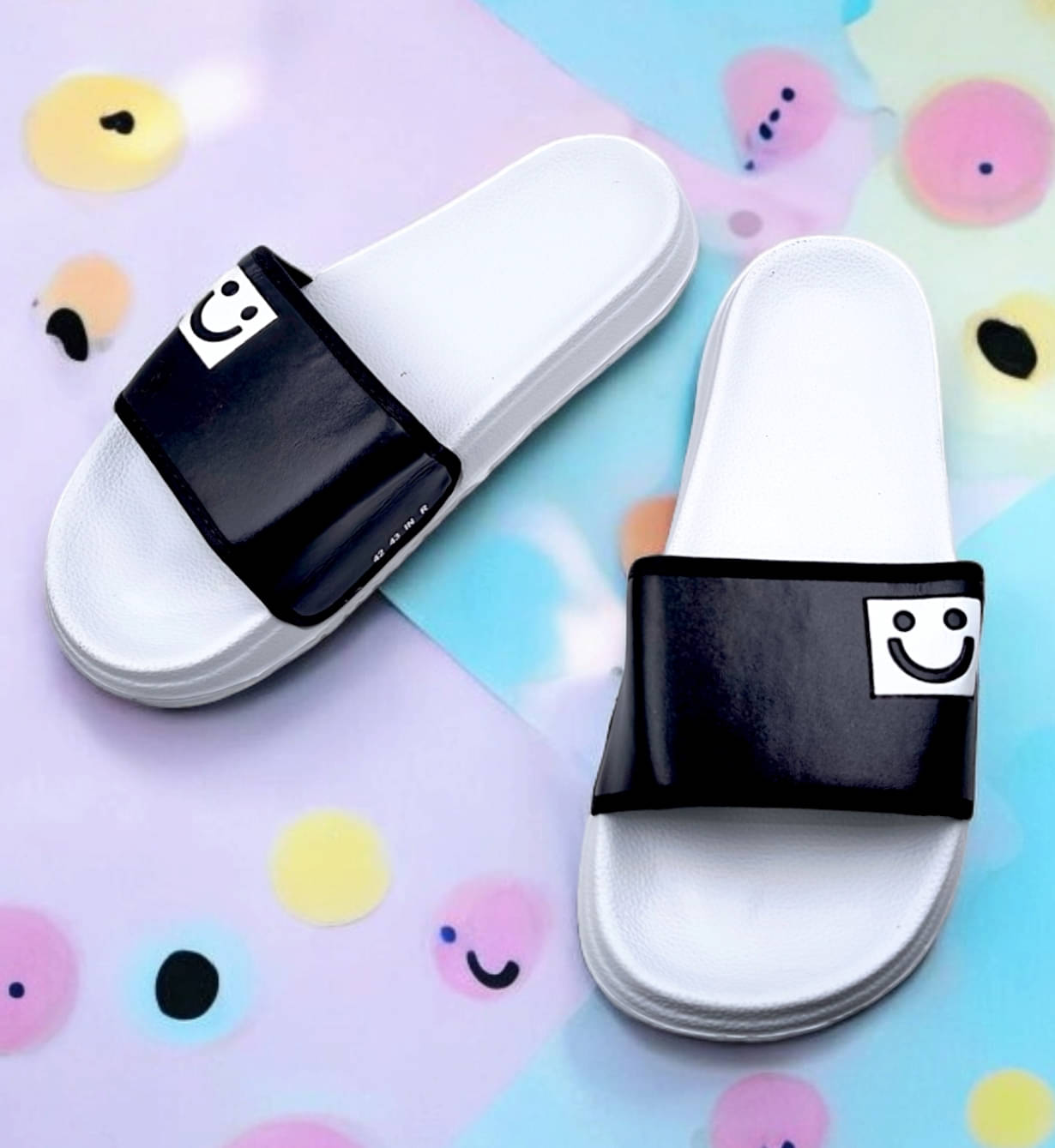     			KAPANI Black Men's Slide Flip flop