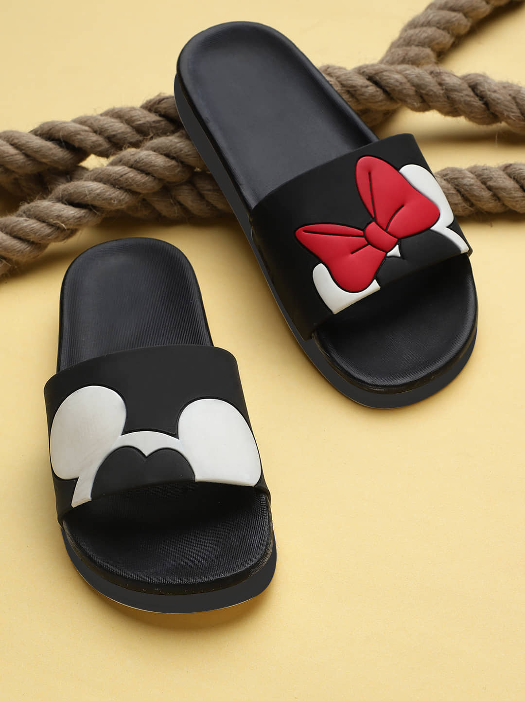 KAPANI Black Women's Slide Flip flop
