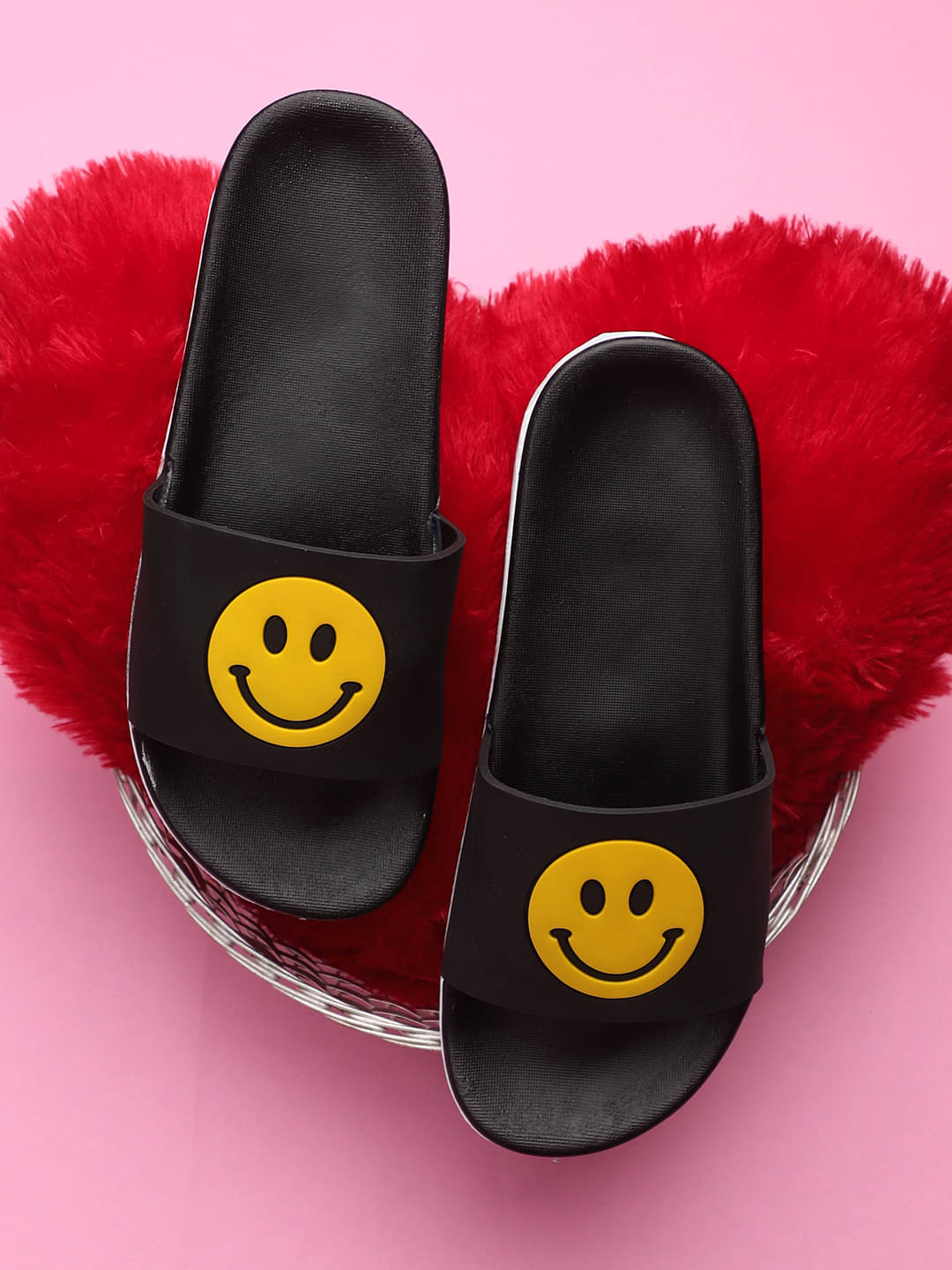     			KAPANI Black Women's Slide Flip flop