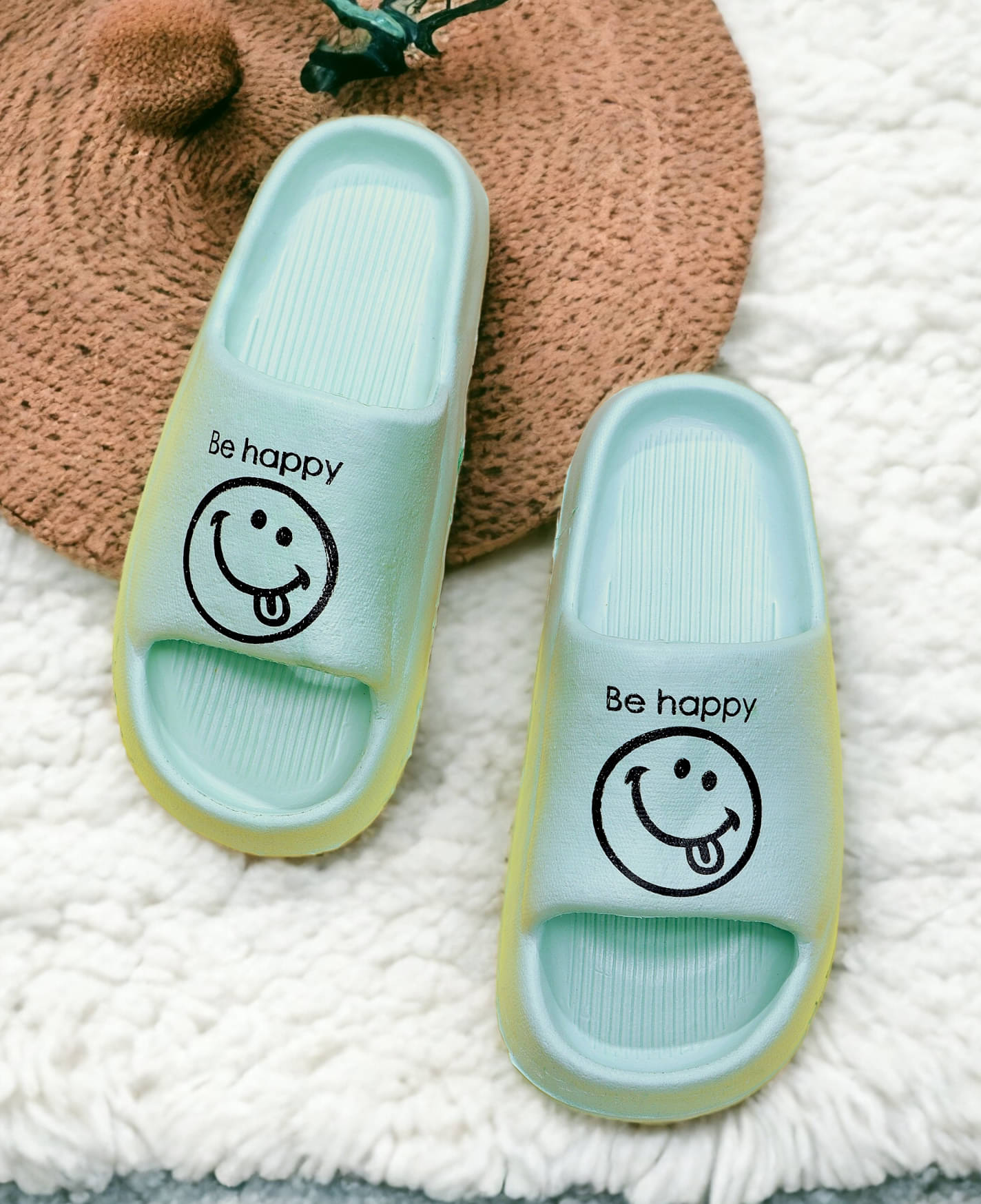     			KAPANI Green Women's Slide Flip flop
