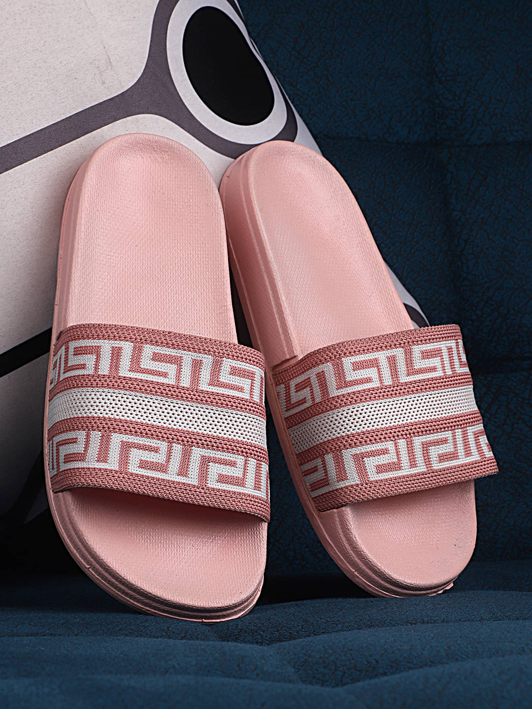    			KAPANI Pink Women's Slide Flip flop