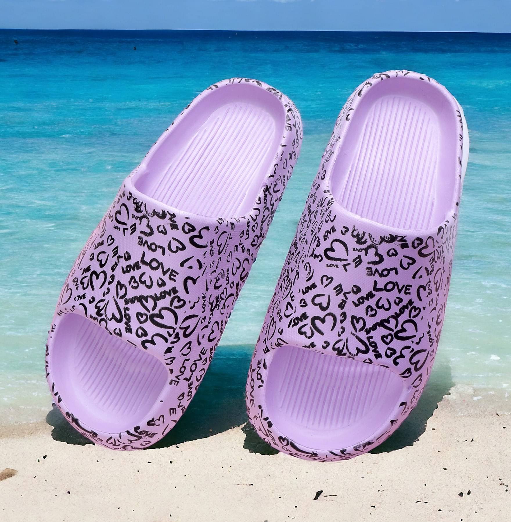     			KAPANI Purple Women's Slide Flip flop