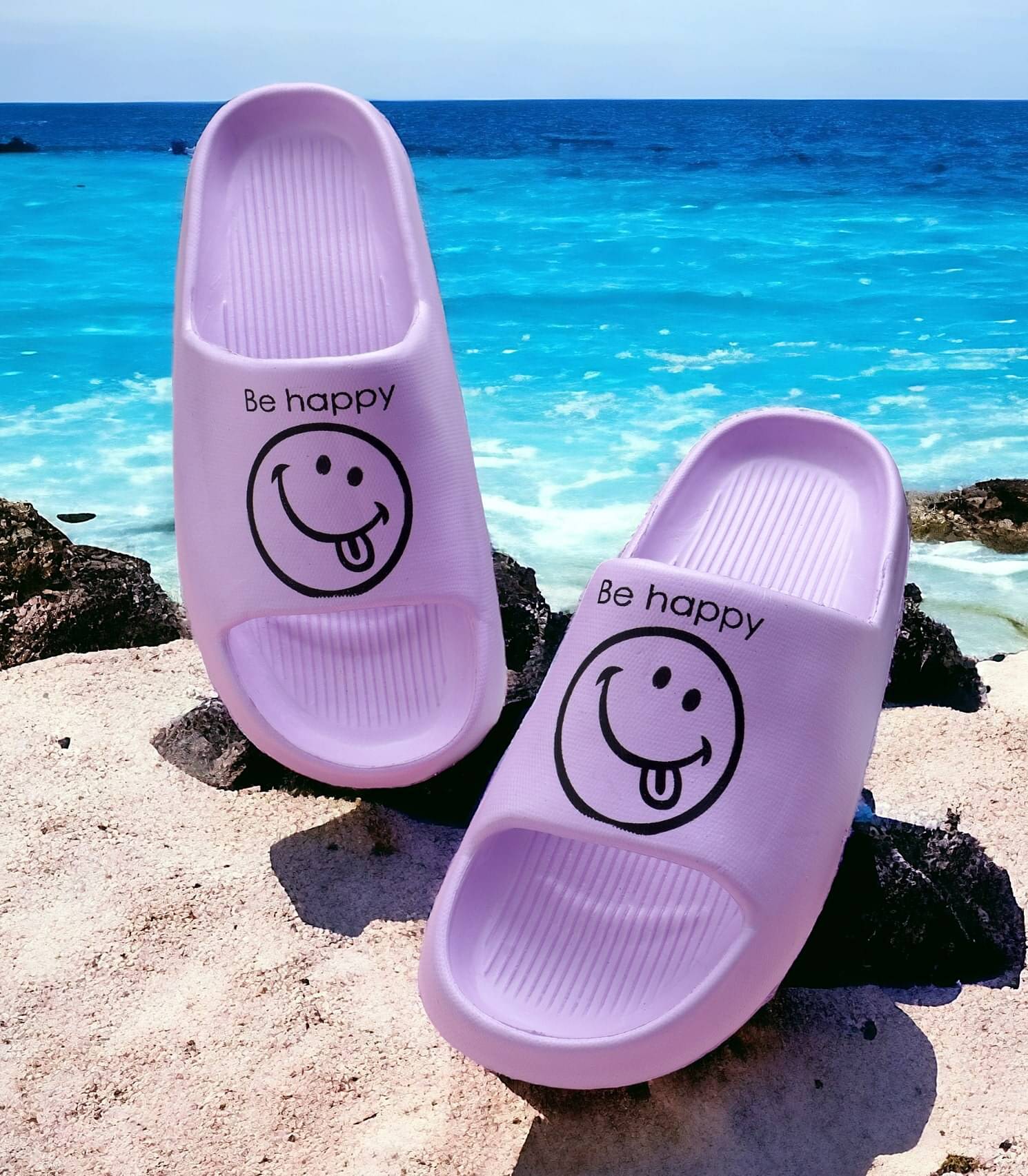     			KAPANI Purple Women's Slide Flip flop