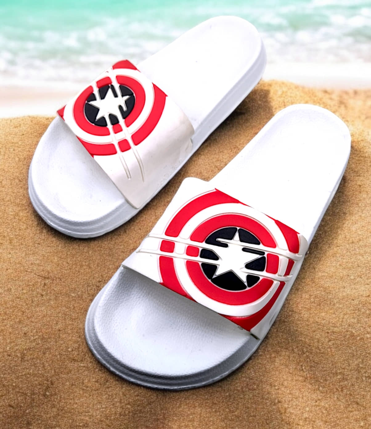 KAPANI White Men's Slide Flip flop