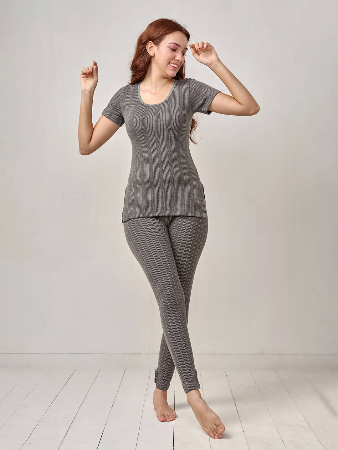 Lux Inferno Cotton Blend Thermal Sets - Grey Pack of 1     			Lux Inferno Cotton Blend Thermal Sets - Grey Pack of 1