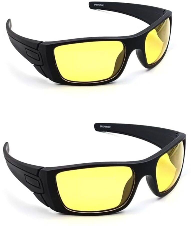 Redex Black Oversized Sunglasses ( Pack of 2 ) Redex Black Oversized Sunglasses ( Pack of 2 )