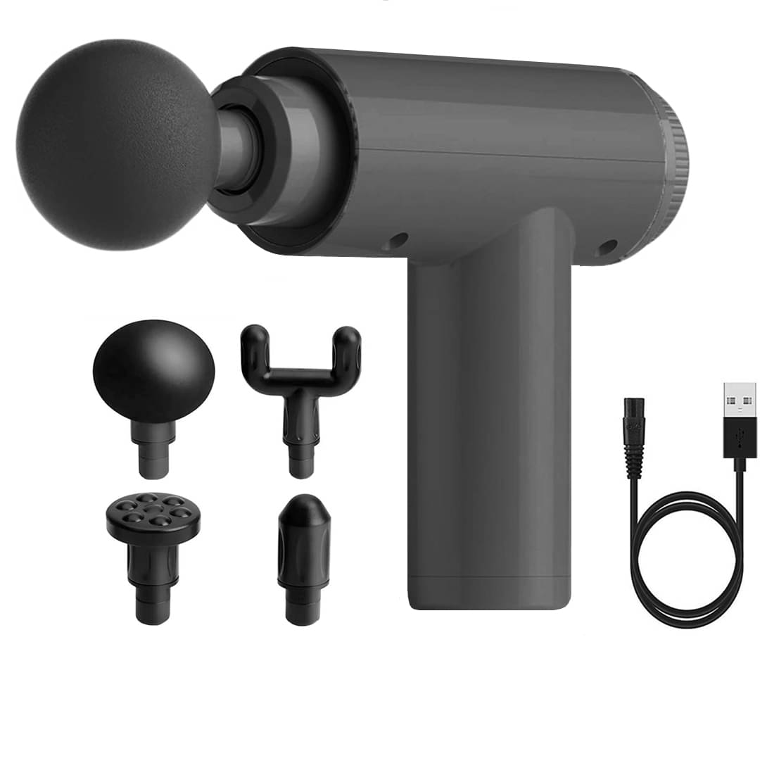 Retailstore Cordless 4 in 1 Black Battery Operated Massagers Retailstore Cordless 4 in 1 Black Battery Operated Massagers