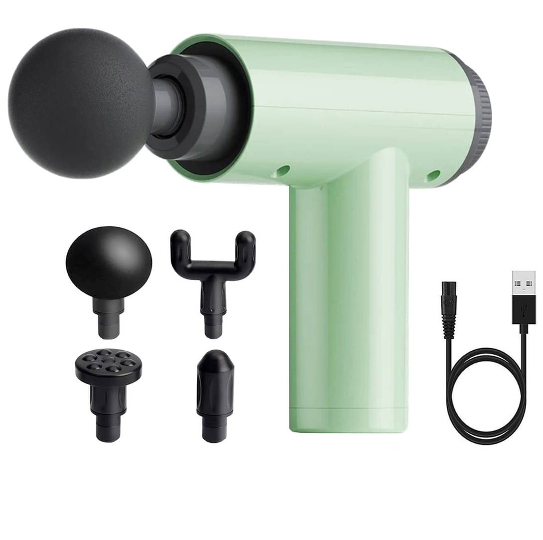 Retailstore Cordless 4 in 1 Green Battery Operated Massagers Retailstore Cordless 4 in 1 Green Battery Operated Massagers