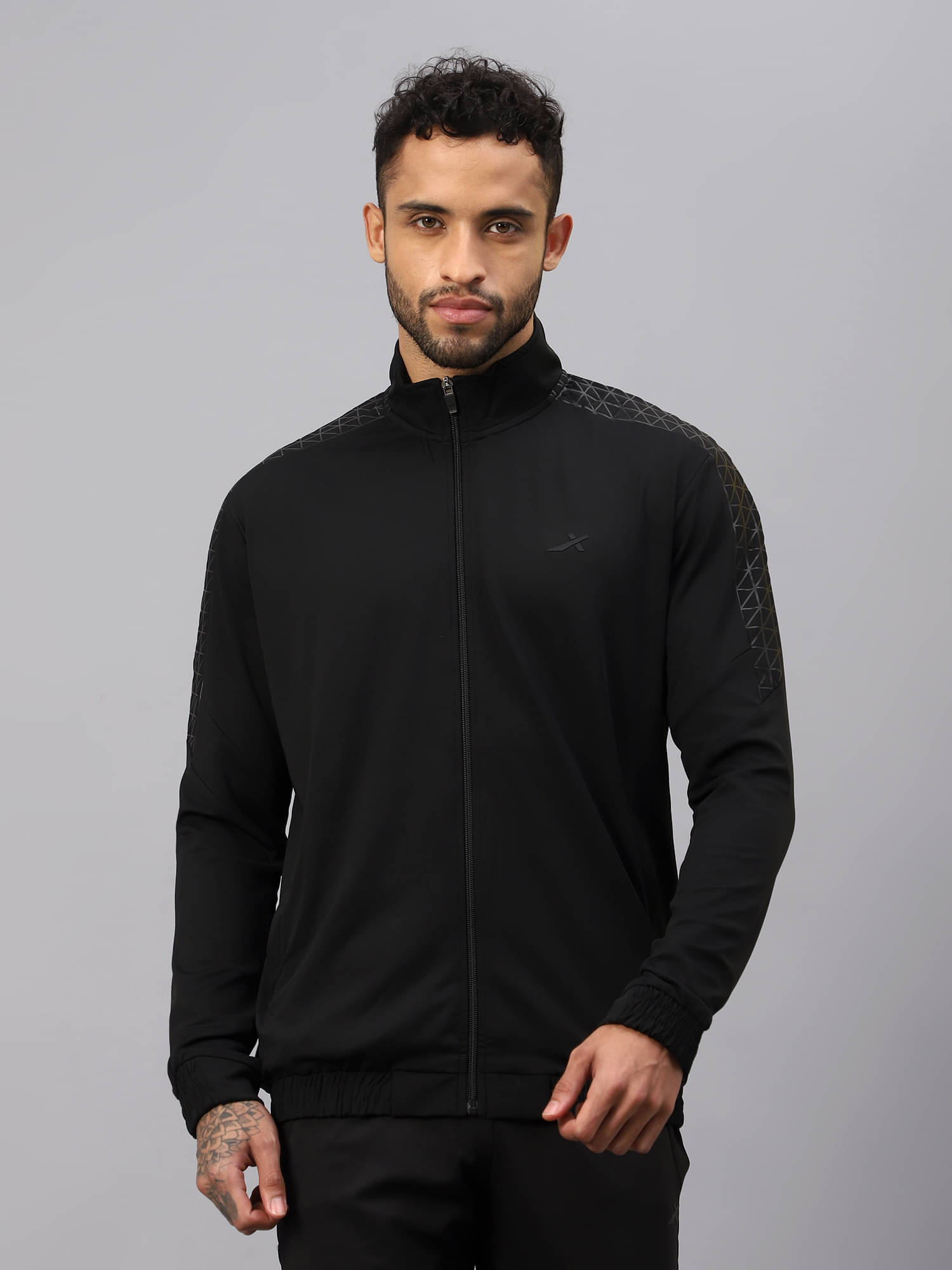     			Vector X Black Polyester Men's Gym Sweatshirt ( Pack of 1 )