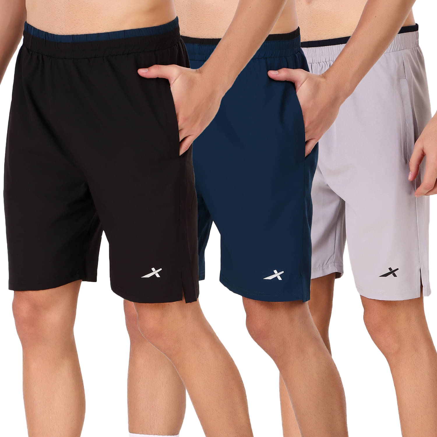     			Vector X Multicolor Polyester Men's Outdoor & Adventure Shorts ( Pack of 3 )