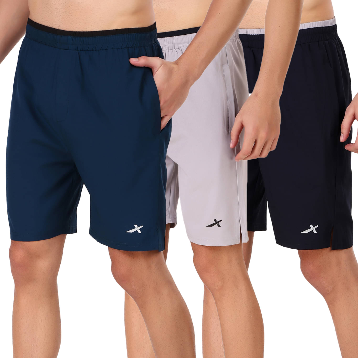 Vector X Multicolor Polyester Men's Outdoor & Adventure Shorts ( Pack of 3 ) Vector X Multicolor Polyester Men's Outdoor & Adventure Shorts ( Pack of 3 )