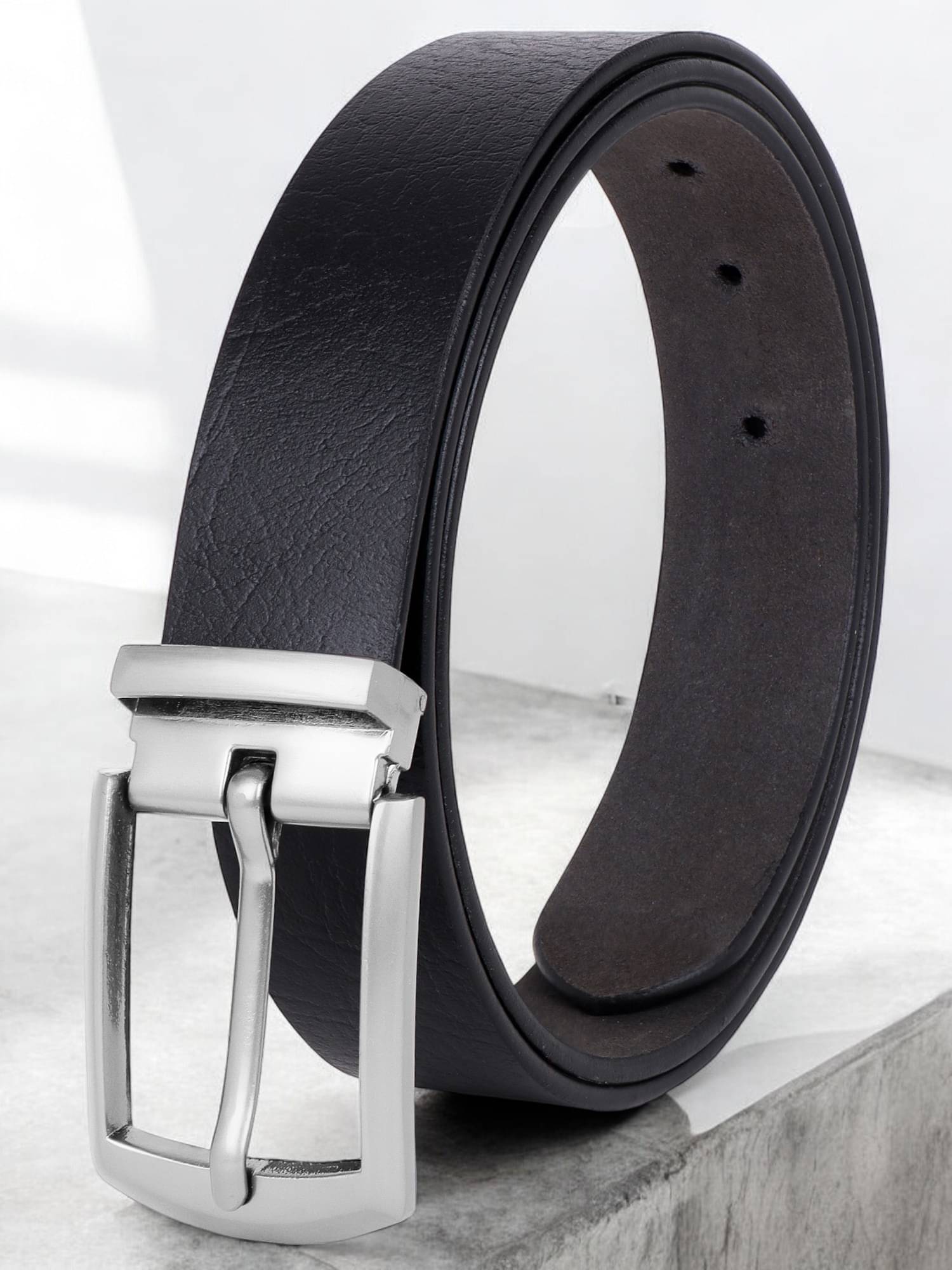     			WARCKS - Black 100% Leather Men's Formal Belt ( Pack of 1 )