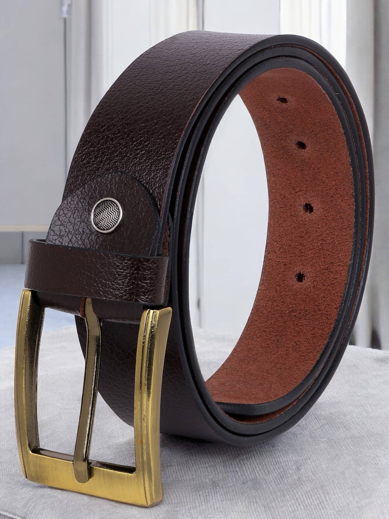     			WARCKS - Brown 100% Leather Men's Formal Belt ( Pack of 1 )