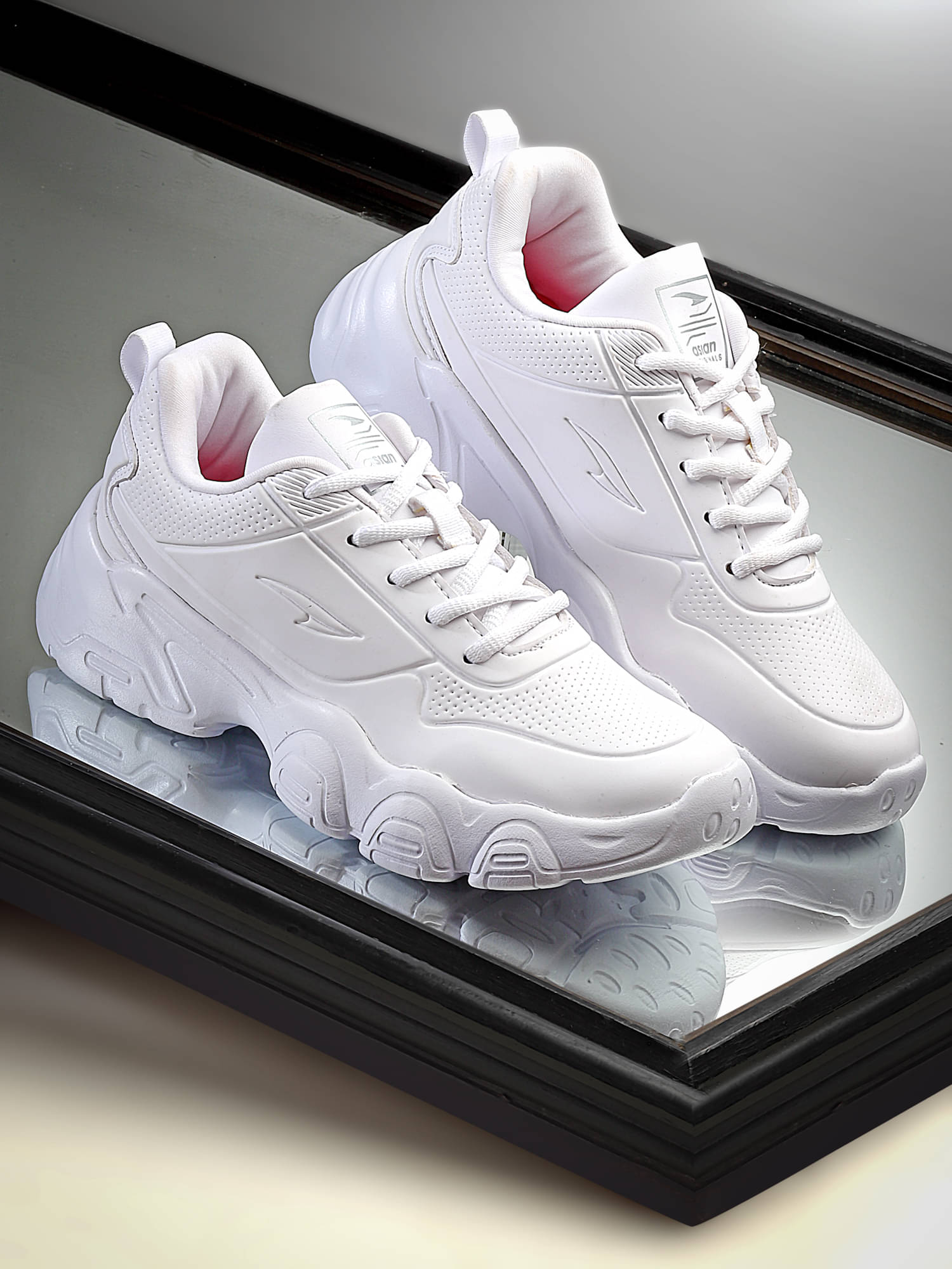     			ASIAN - White Women's Running Shoes