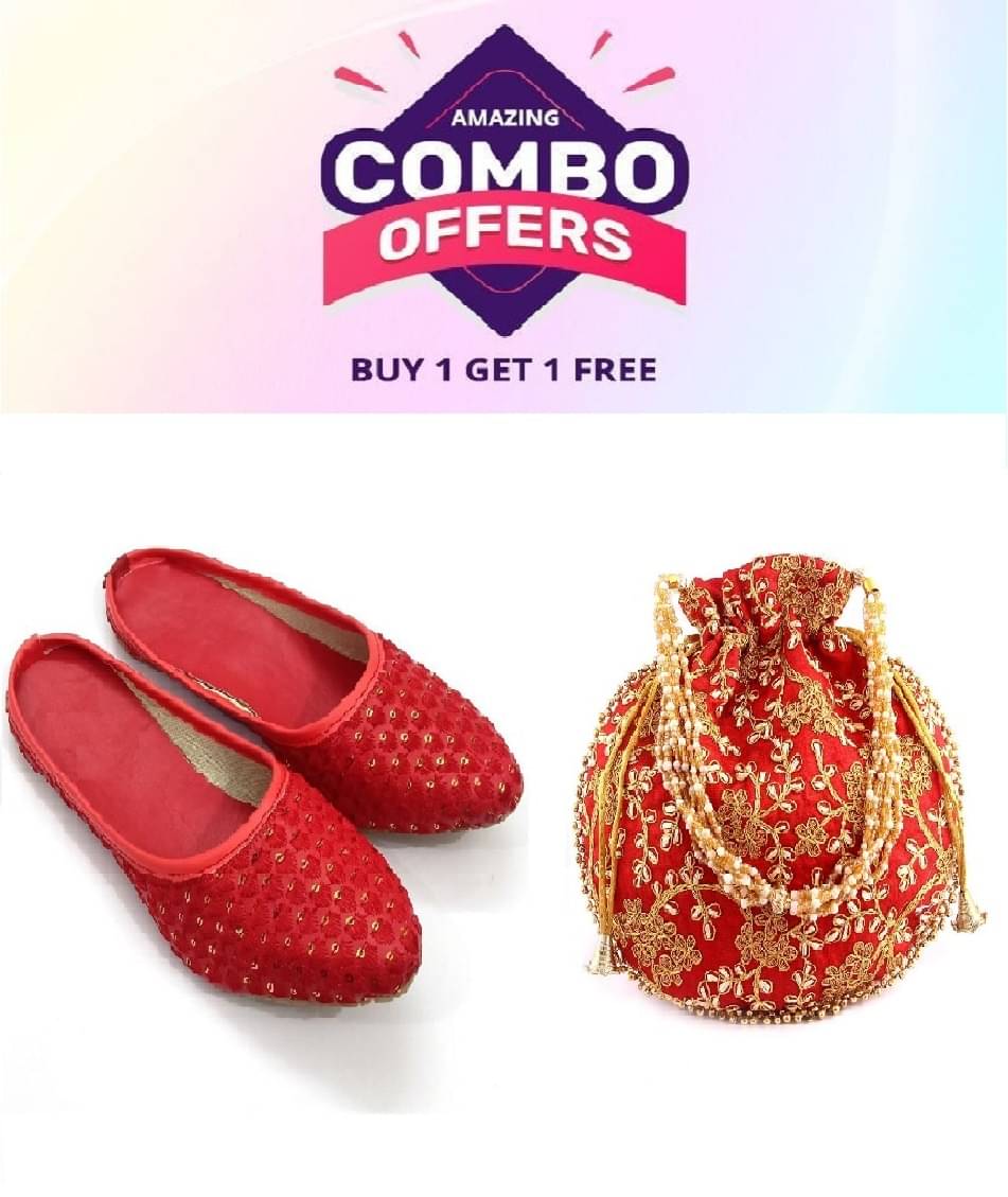 Anjaneya Creations Red Women's Mules Anjaneya Creations Red Women's Mules