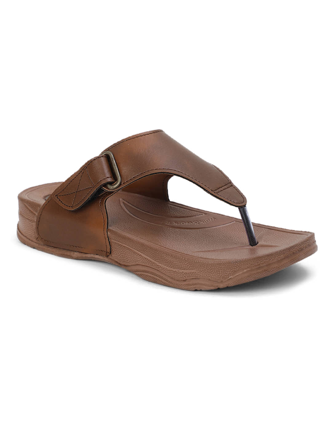 Cozy Wear Tan Women's Leather Slipper