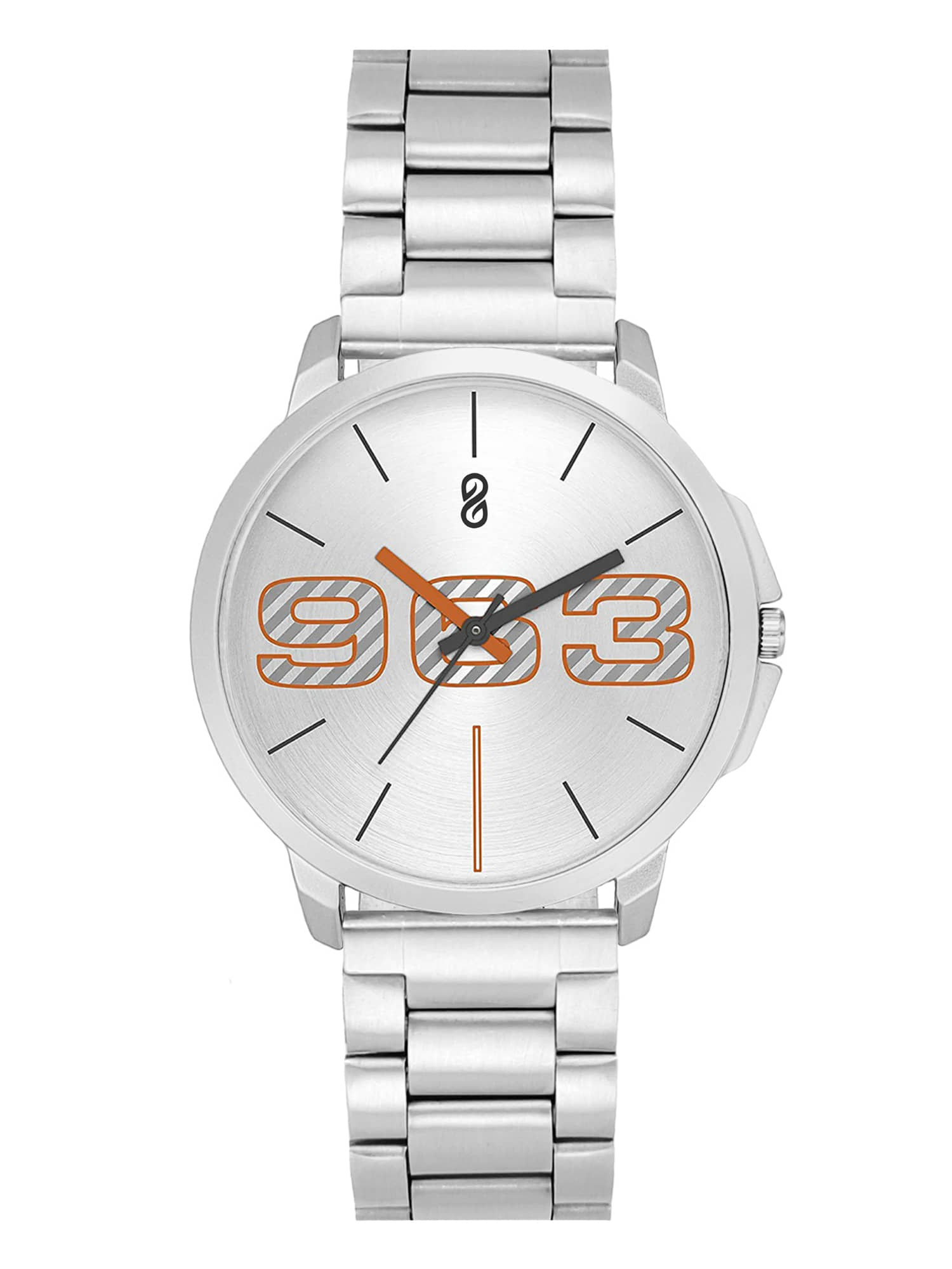 DIGITRACK Silver Metal Analog Men's Watch