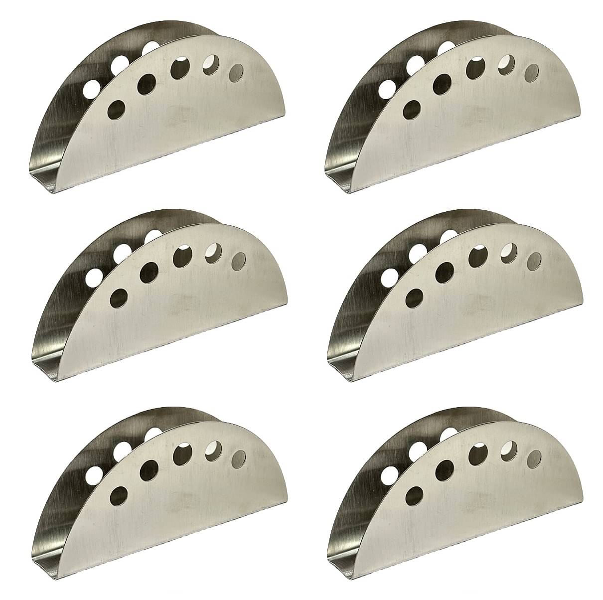 Dynore 6 Pcs Round Hole Napkin Holder Stainless Steel Napkin Holder 6 Pcs Dynore 6 Pcs Round Hole Napkin Holder Stainless Steel Napkin Holder 6 Pcs