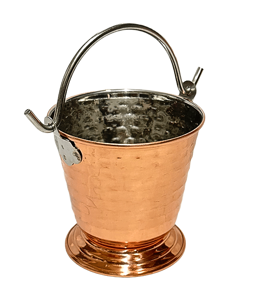 Dynore Stainless Steel Serving Bucket 500 ml Copper ( Set of 1 ) Dynore Stainless Steel Serving Bucket 500 ml Copper ( Set of 1 )