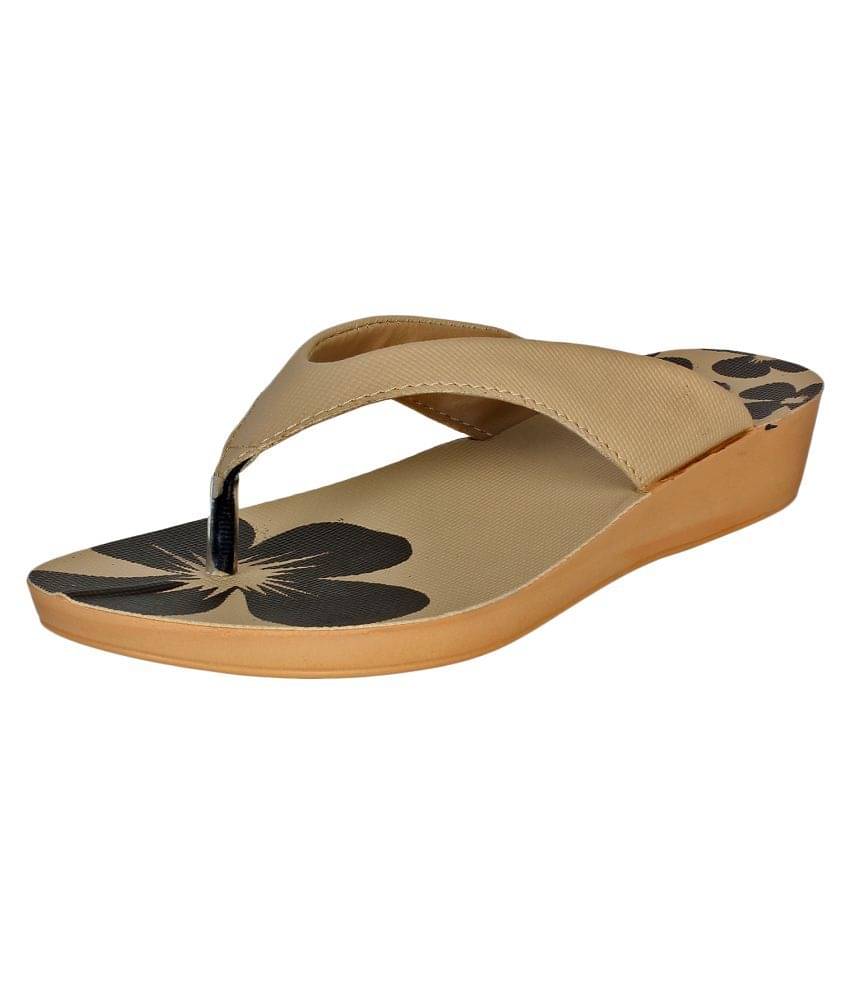     			Inblu Beige Women's Slip On Heels