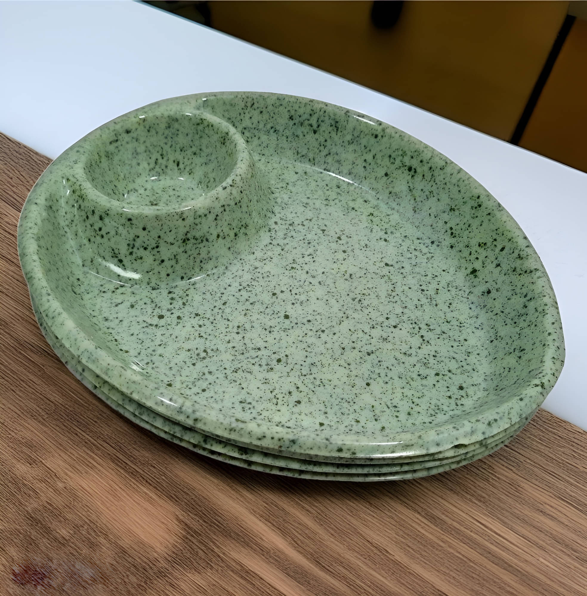 Inpro 4 Pcs Melamine Multi Color Platter Inpro 4 Pcs Melamine Multi Color Platter