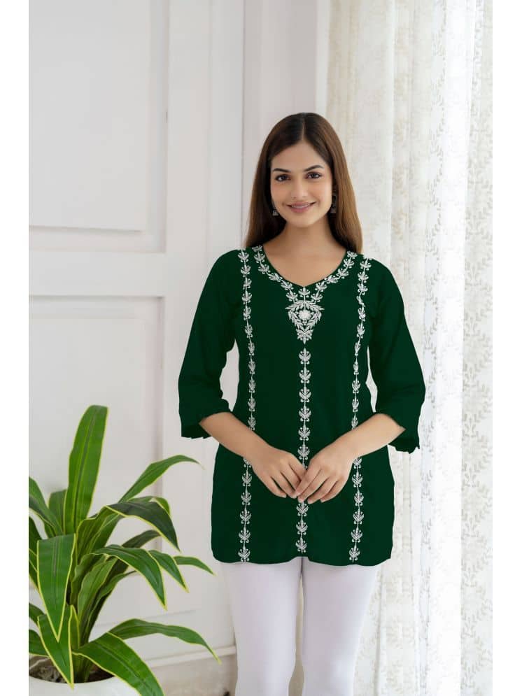 Rayon Short Kurti For Women (Pack of 1) - Kurtis, Tunics | Buy online on ZillyBuy