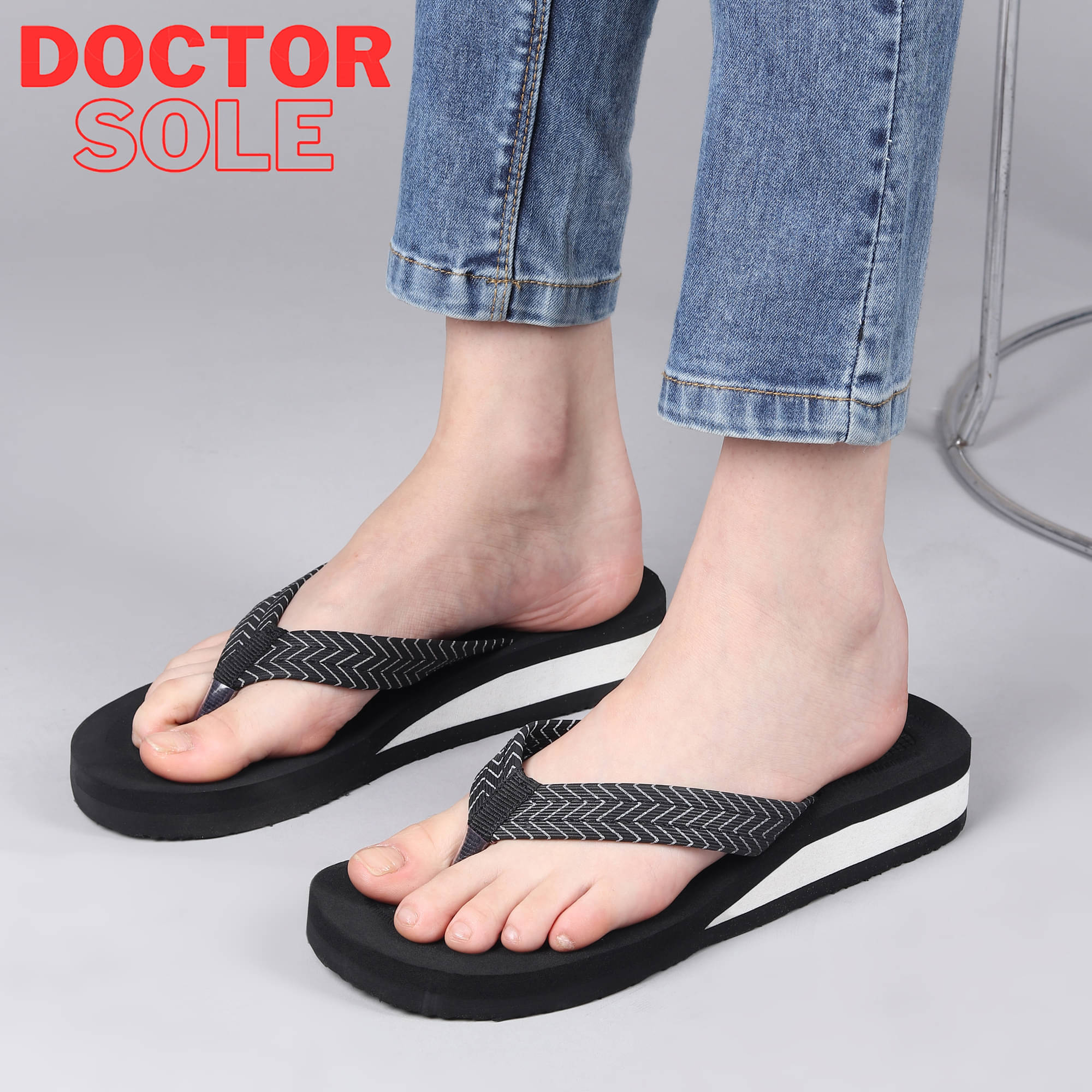    			LOVEHUSH Black Women's Slipper