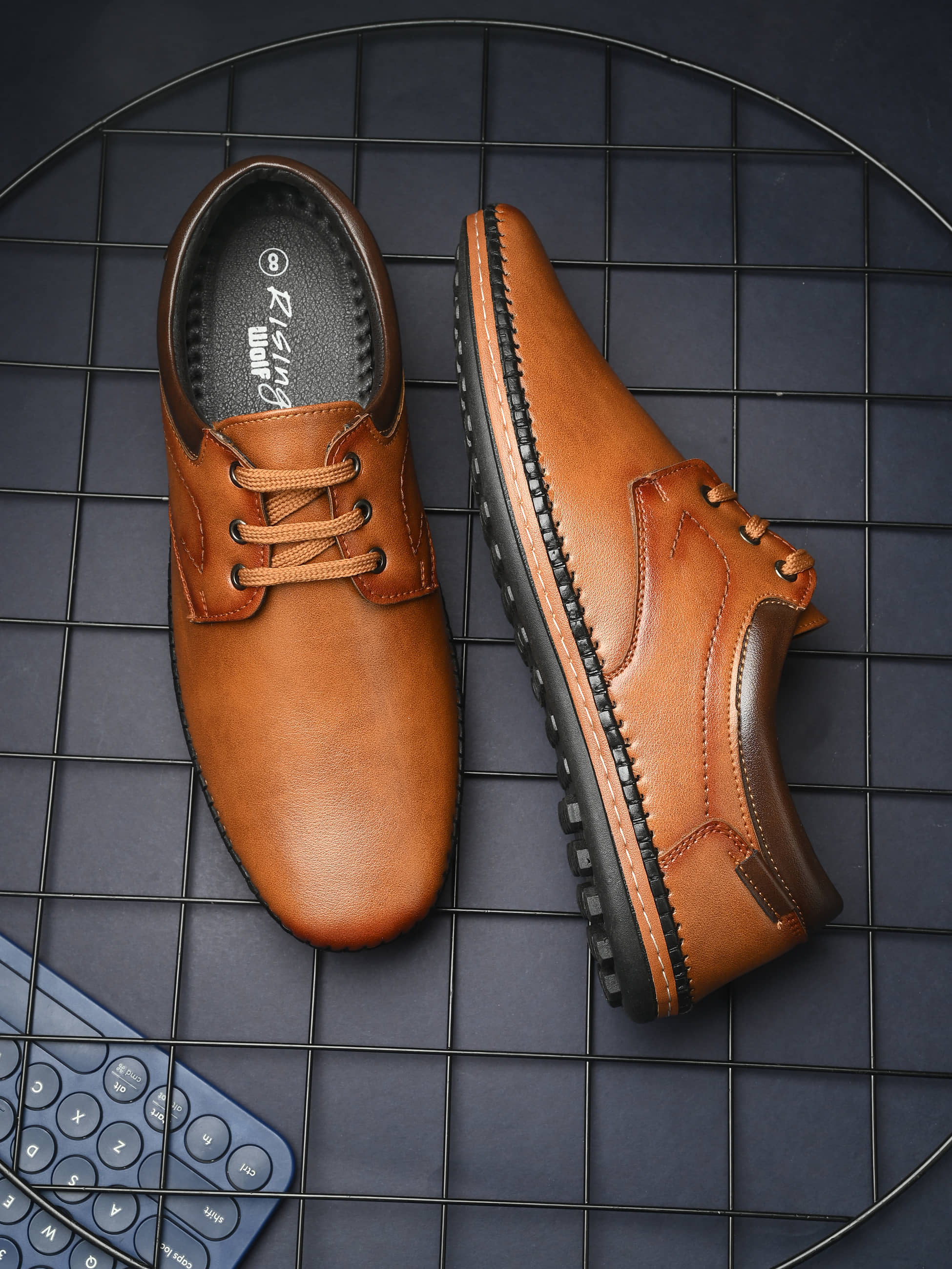 Rising Wolf Tan Men's Lifestyle Shoes - Casual Shoes | Buy online on ZillyBuy