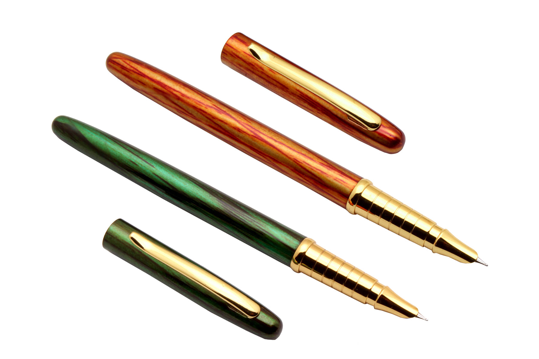     			Srpc Yiren Marble Design Sleek Metal Body Fountain Pens With Hooded Fine Nib & Golden Trims