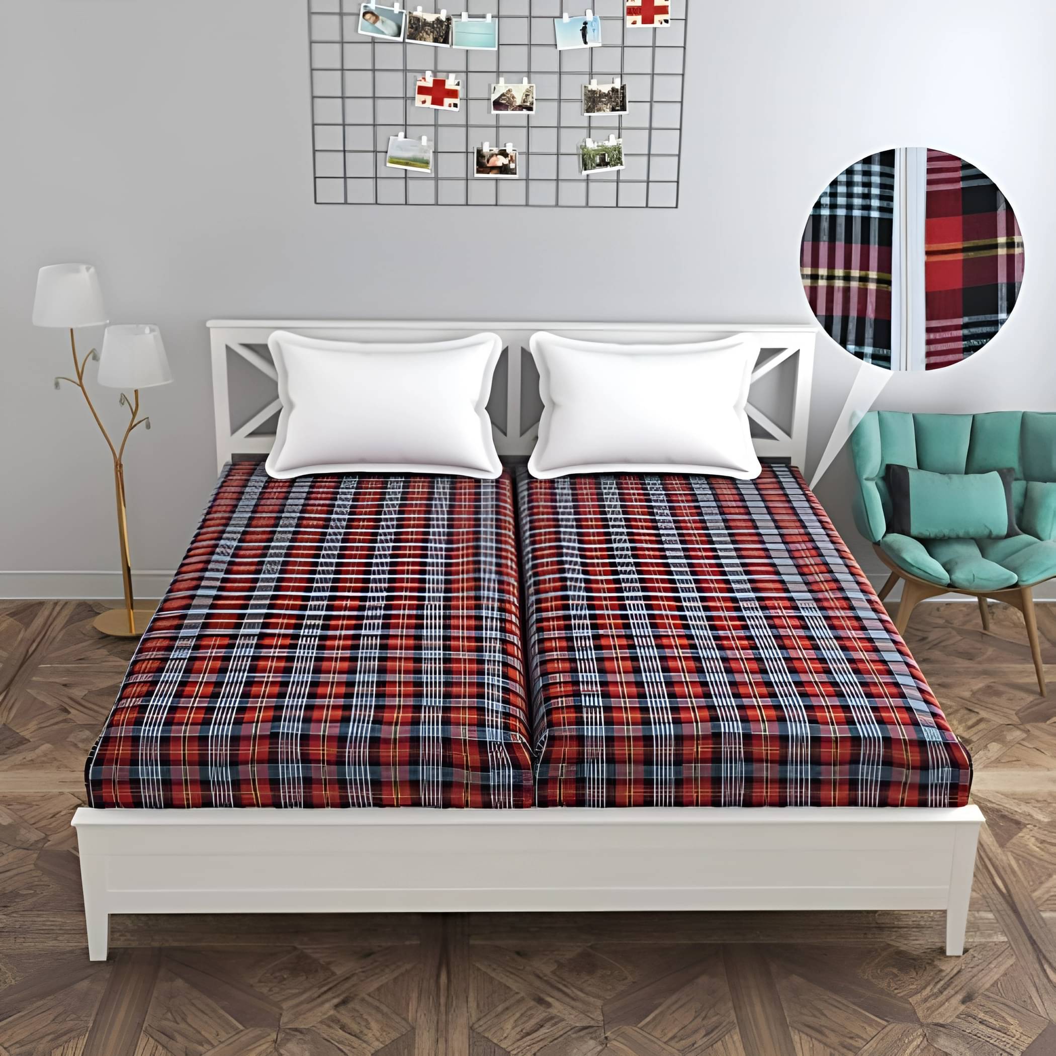     			UrbanArts Assorted Cotton Mattress Cover