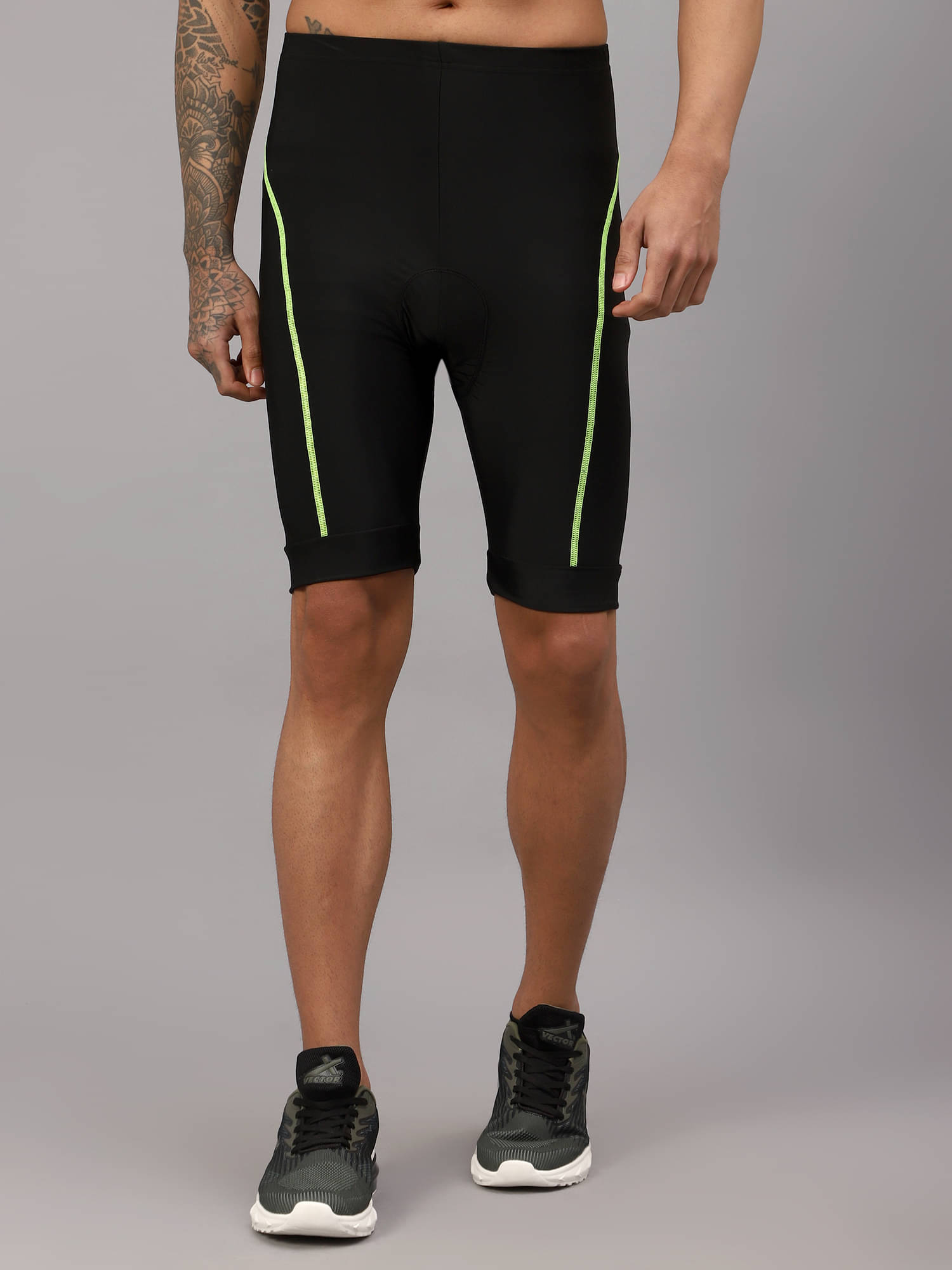 Vector X Green Polyester Lycra Men's Cycling Shorts ( Pack of 1 ) Vector X Green Polyester Lycra Men's Cycling Shorts ( Pack of 1 )