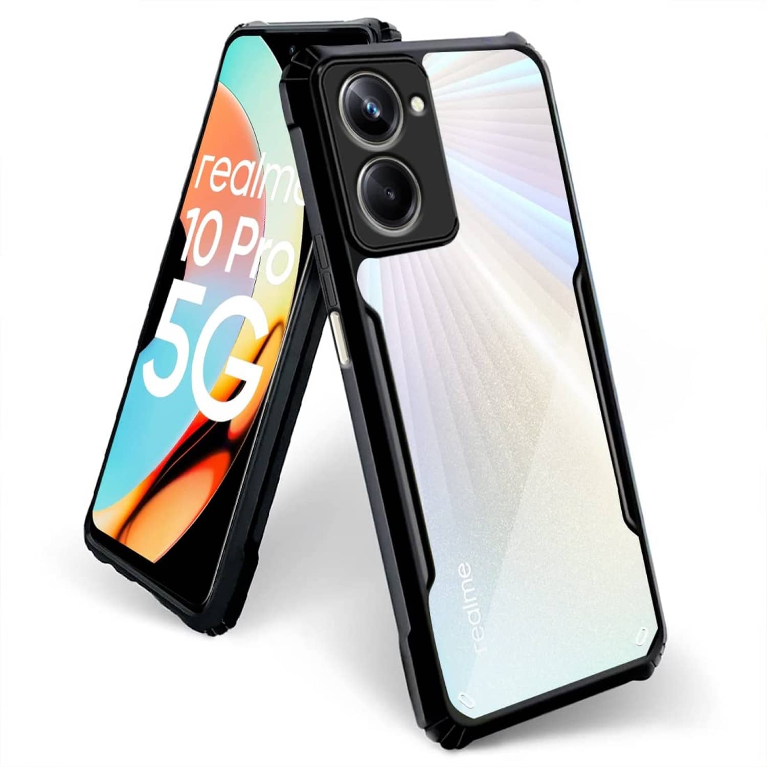 ZAMN Shock Proof Case Compatible For Polycarbonate Realme 10 Pro 5G ( )