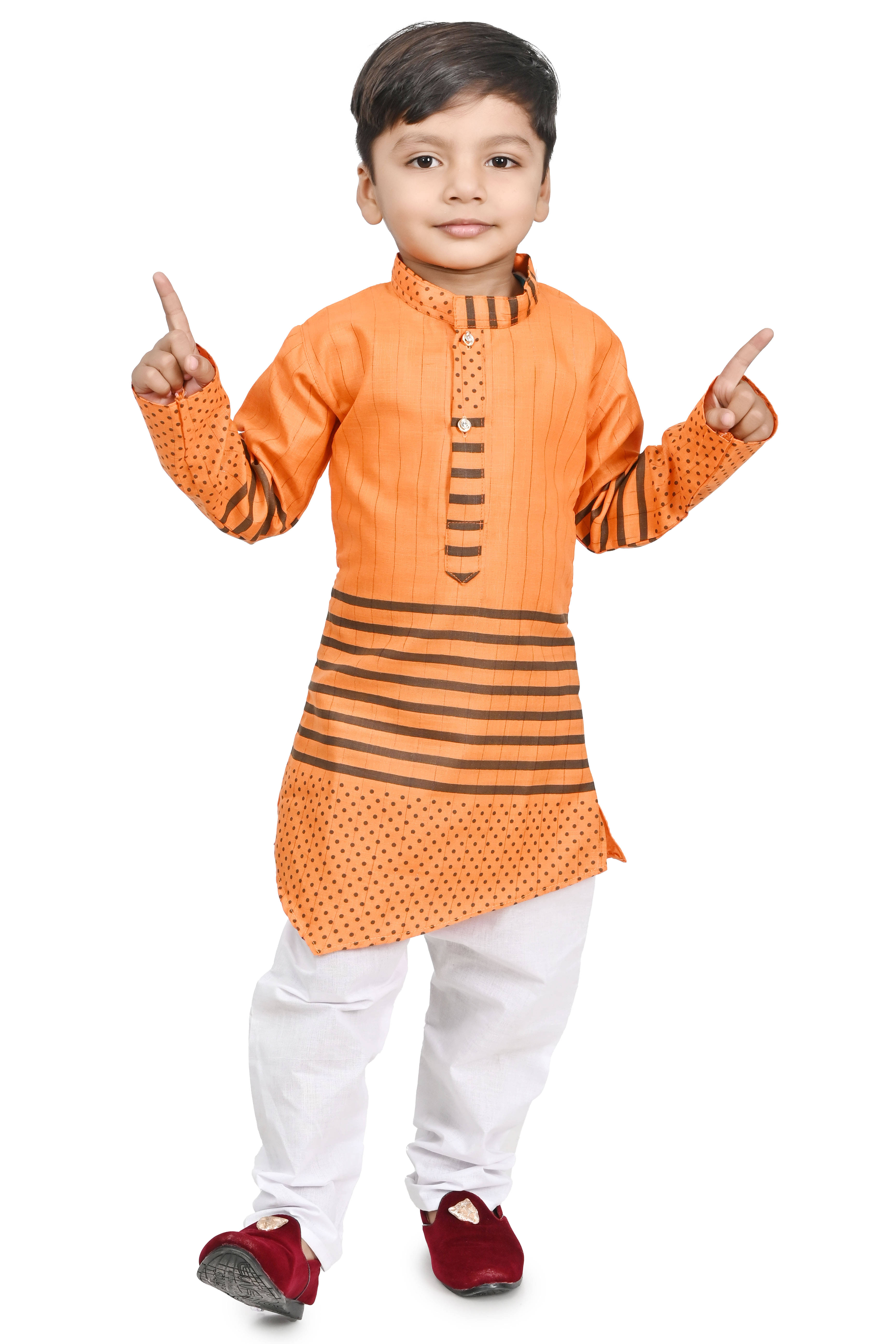     			Eva and Ali Yellow Kurta Pyjama