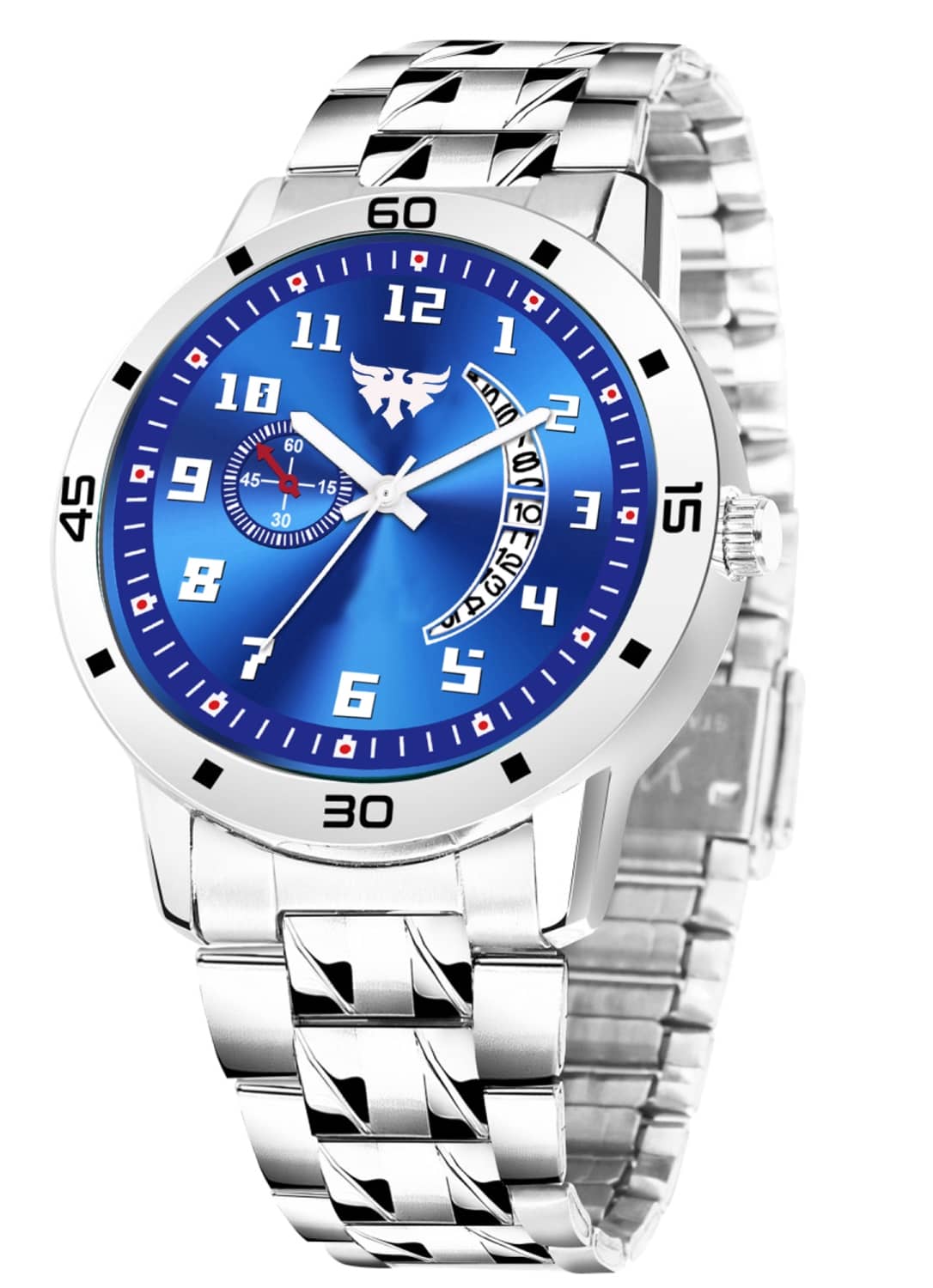 Fadiso Fashion Silver Stainless Steel Analog Men's Watch