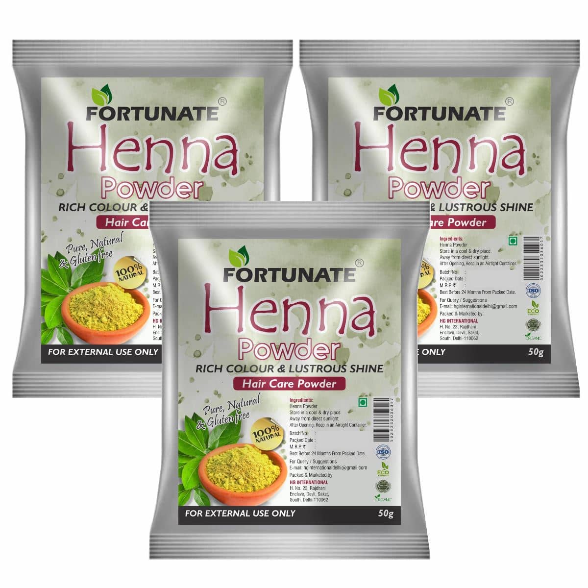 Herbal Henna Powder for Hair Color