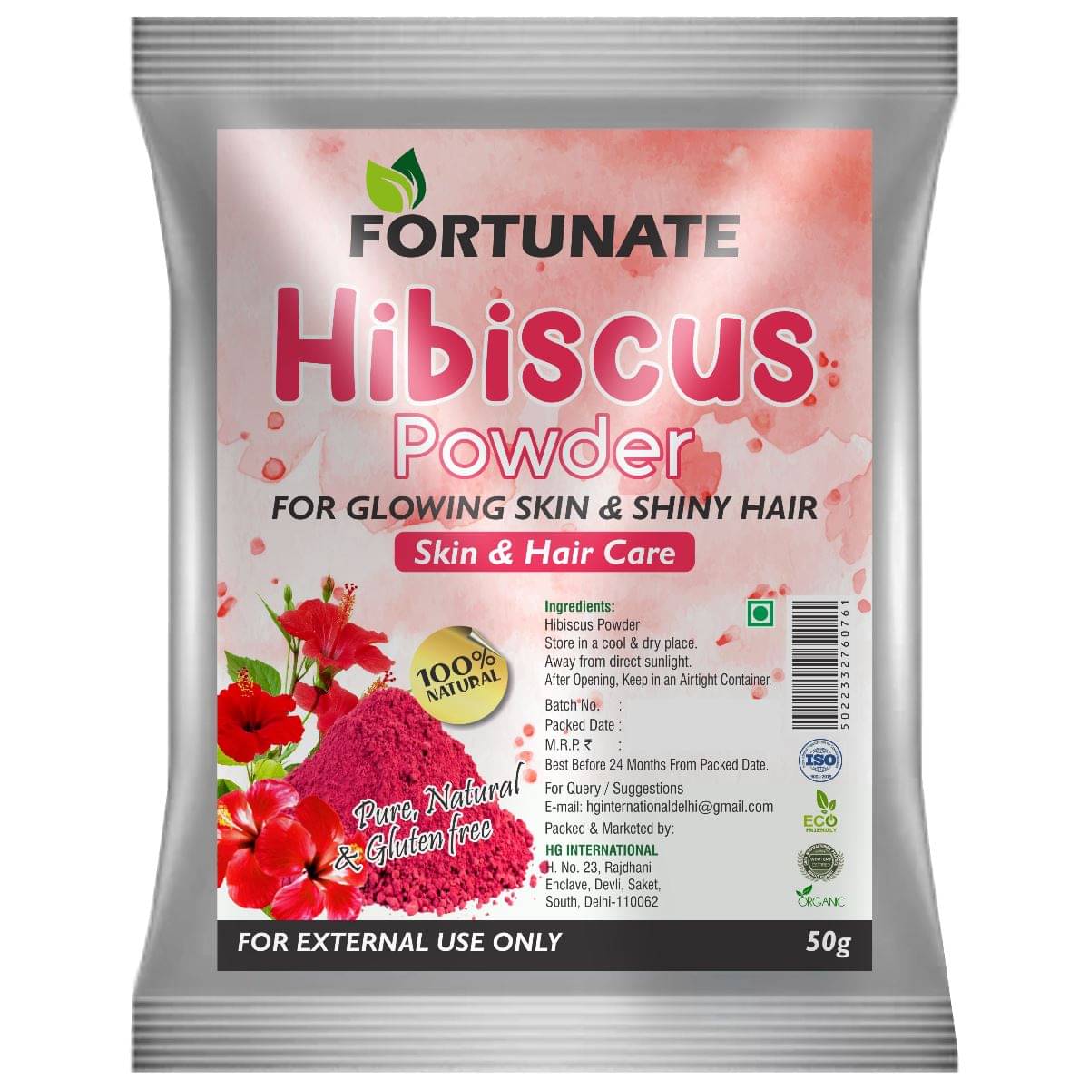    			100% Pure Hibiscus Powder