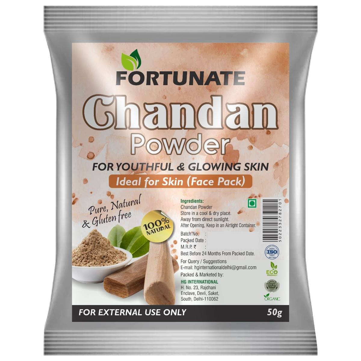     			Pure & Natural Chandan Powder for Youthful & Glowing Skin