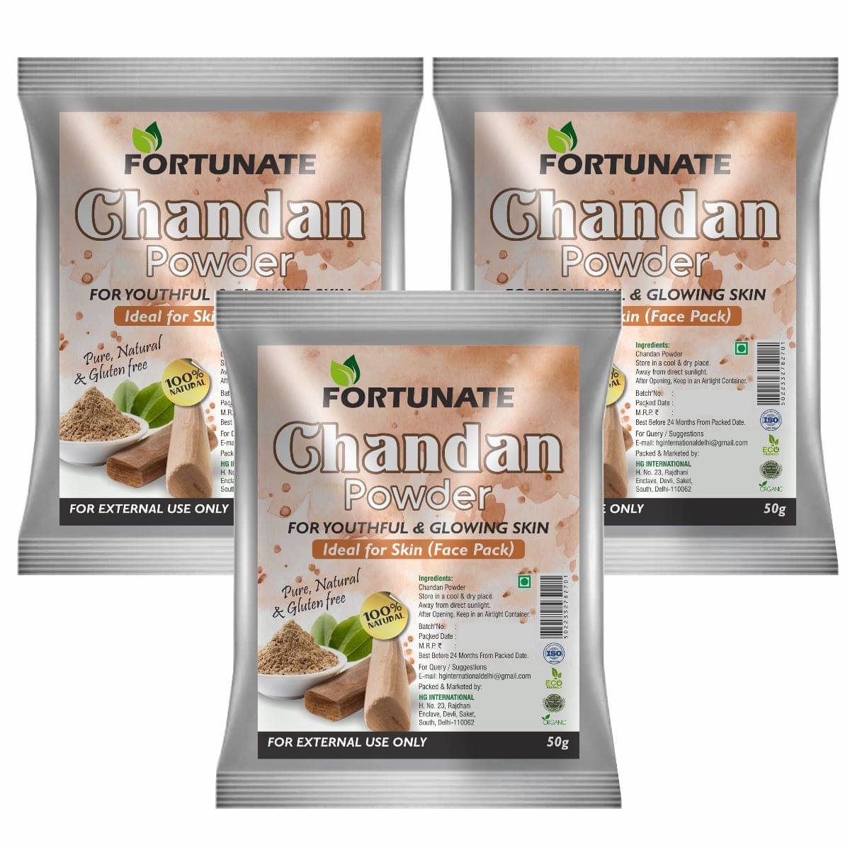 100% Pure Natural & Organic Chandan (sandalwood) Powder for Skin & Hair Care 100% Pure Natural & Organic Chandan (sandalwood) Powder for Skin & Hair Care
